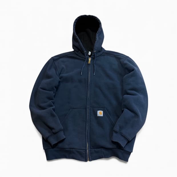 칼하트 네이비 써멀 후드집업