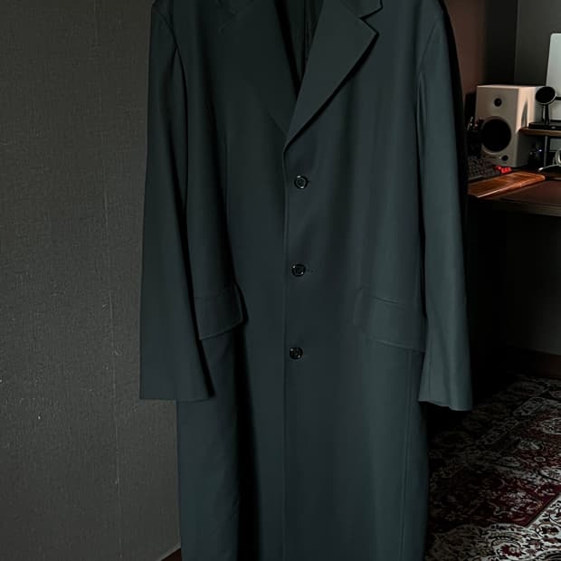 Youth 체스터필드 코트 차콜그레이 M