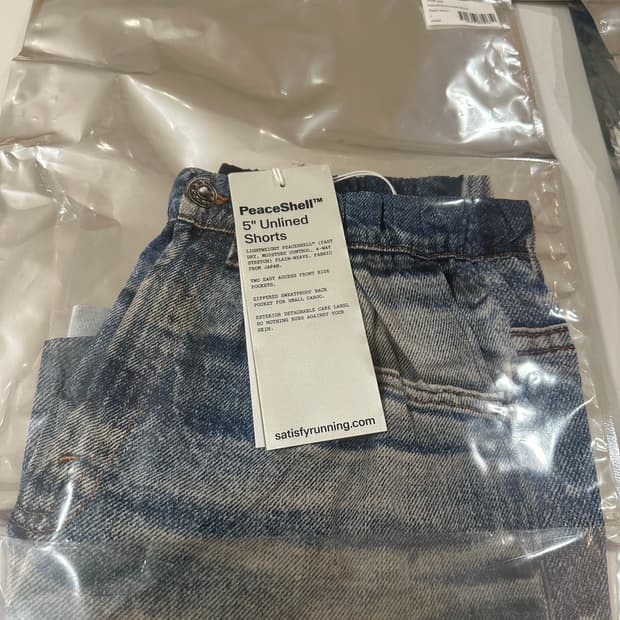 [NEW][L] SATISFY PEACESHELL SHORTS DENIM