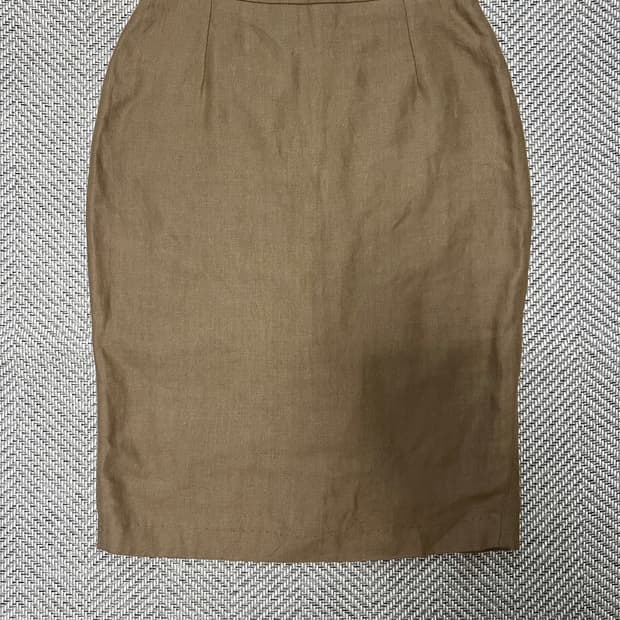 막스마라 린넨 미디 스커트 정품