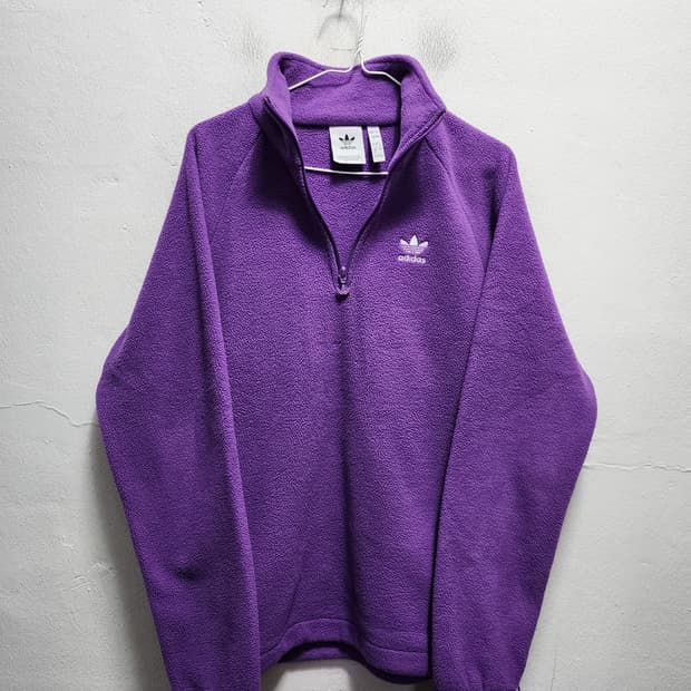 아디다스 빅 트레포일 아노락 후리스