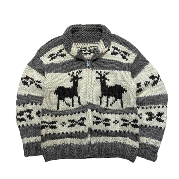 헤비울 코위챤 니트집업