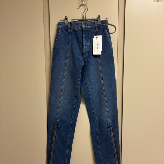 와이프로젝트 데님 팬츠(네이비, 25)