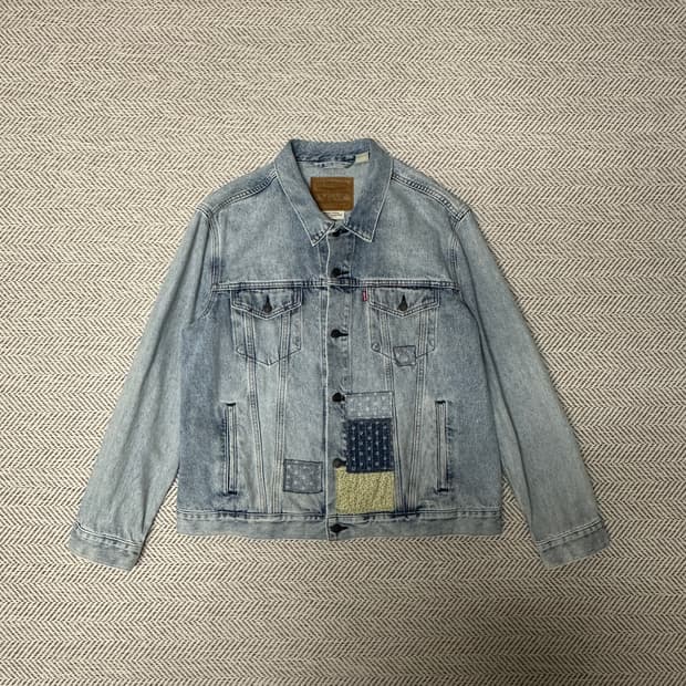 LEVI'S premium patchwork denim jacket