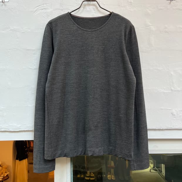 Jil Sander 질샌더 울 긴팔티 38