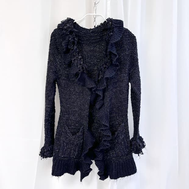 black swan fairy toggle cardigan