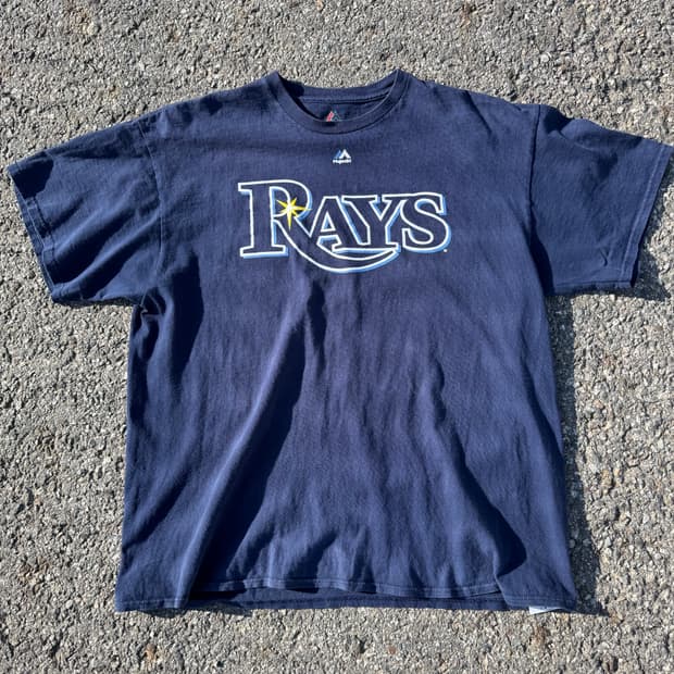 Majestic MLB 마제스틱 탬파베이 레이스 반팔 티셔츠