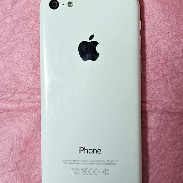 아이폰 5c 화이트 