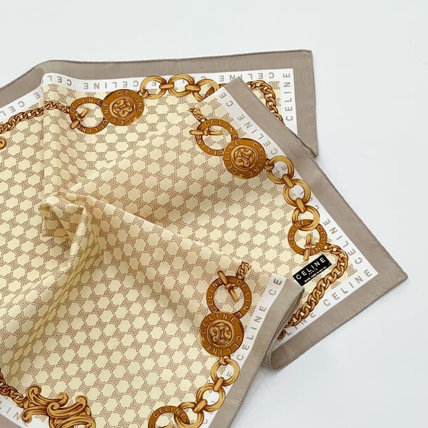 (새상품) celine / 셀린느 쁘띠스카프 손수건