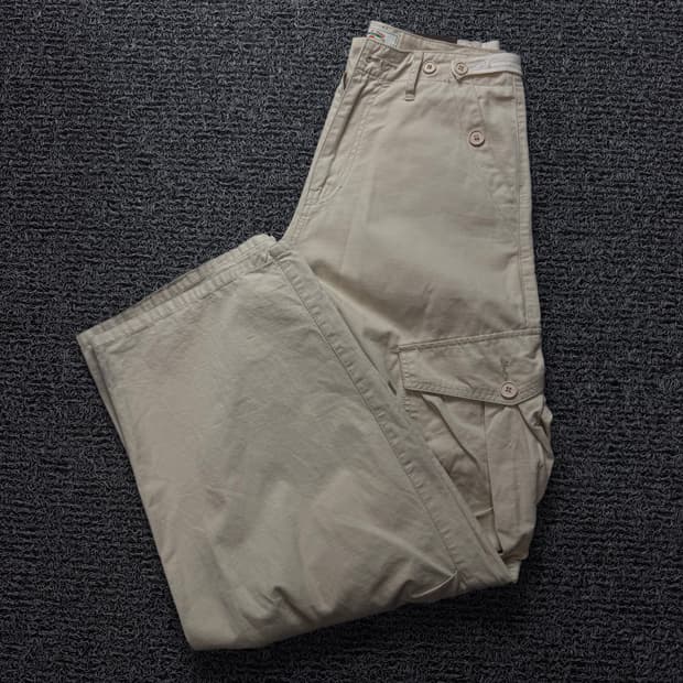 OOT 빈티지 와이드핏 카고 퍼티그 팬츠 1014