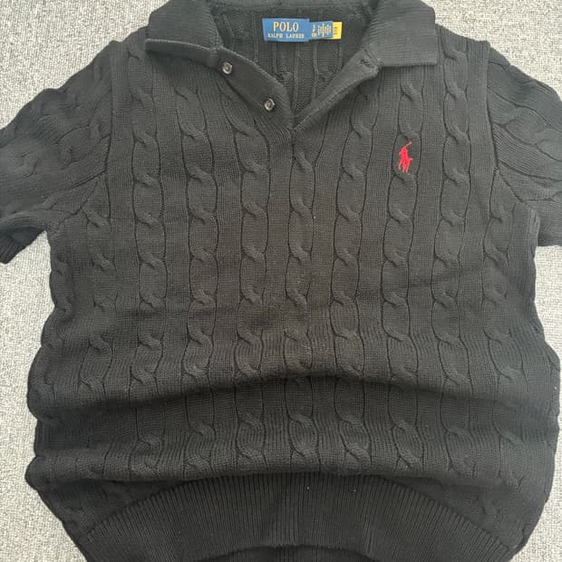 폴로 랄프로렌 니트반팔 s