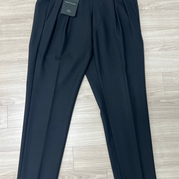 PT01 / 고스트 프로젝트 블랙 울 팬츠/46