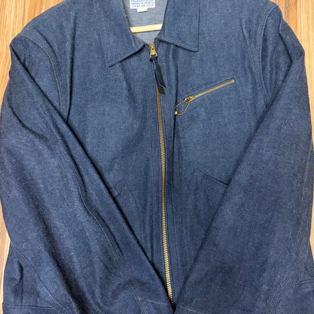 TWC 타임원 데님 워크자켓 S/S