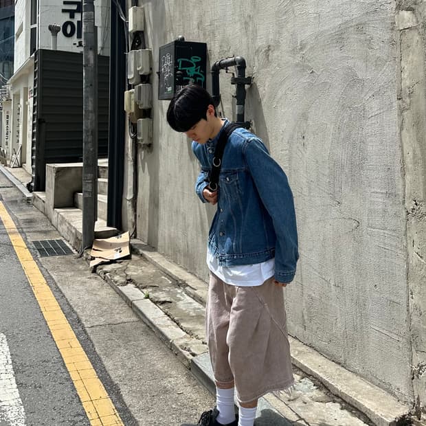 차이나카라 데님자켓(L)