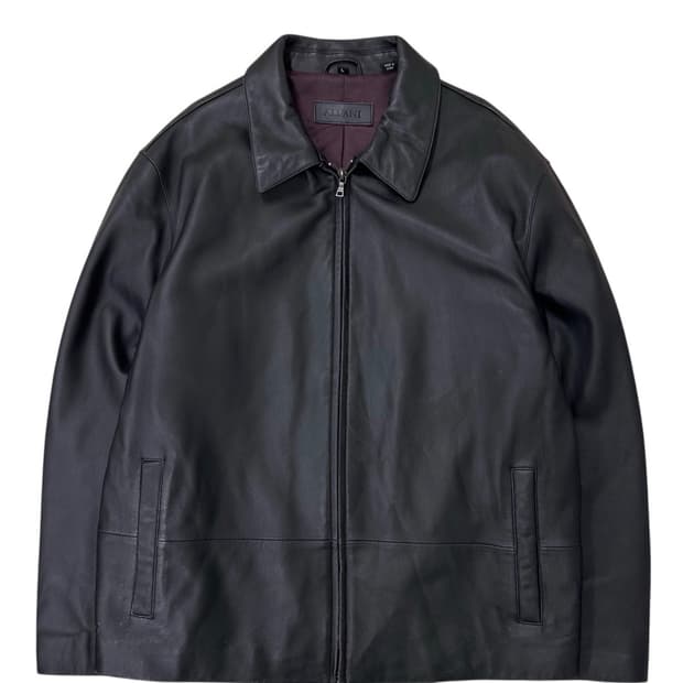 빈티지 기죽 레더자켓 블랙 (L~2XL)