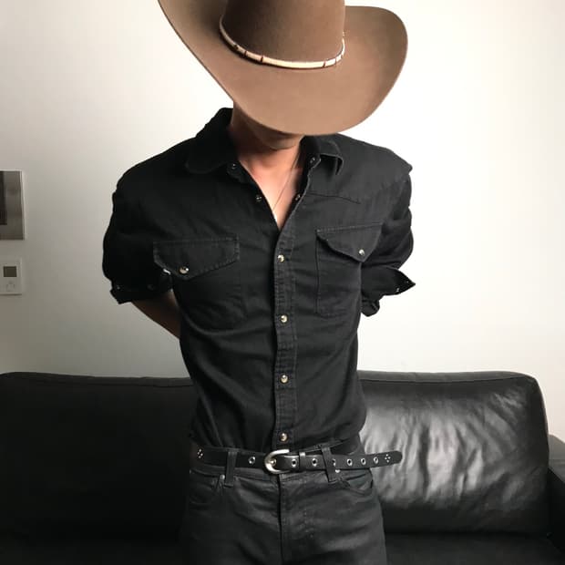 Stetson POWDER RIVER 4X 카우보이 햇 7 3/8사이즈