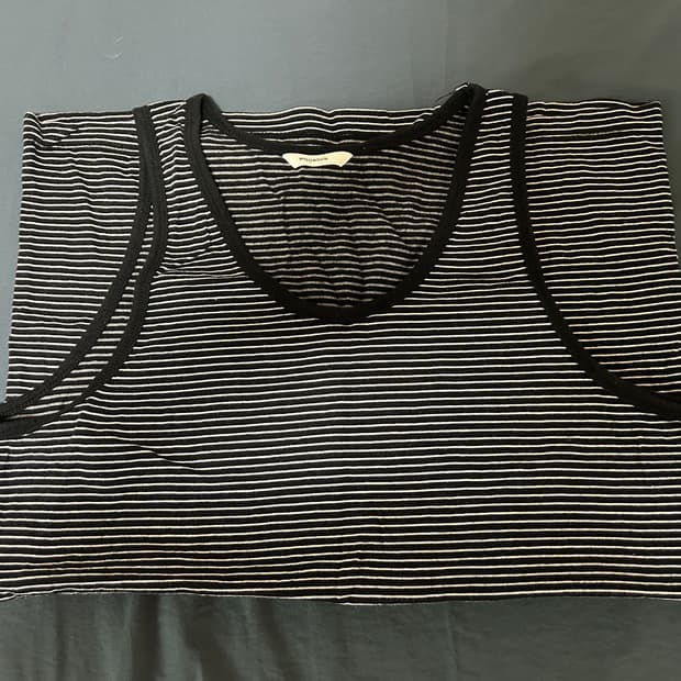 문선 Marine Stripe Loose Sleeveless