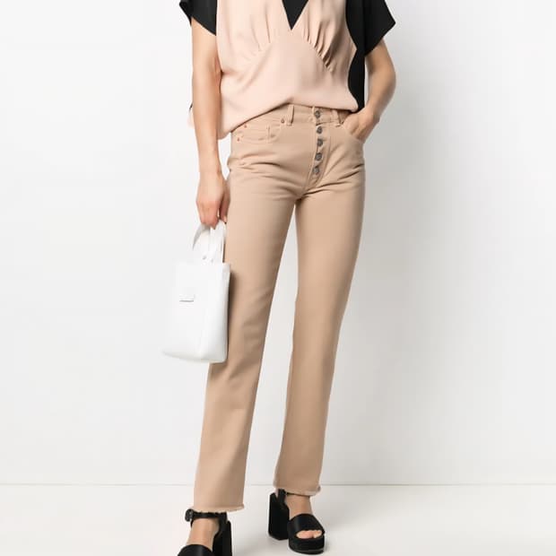 mm6 메종마르지엘라 베이지 데님팬츠