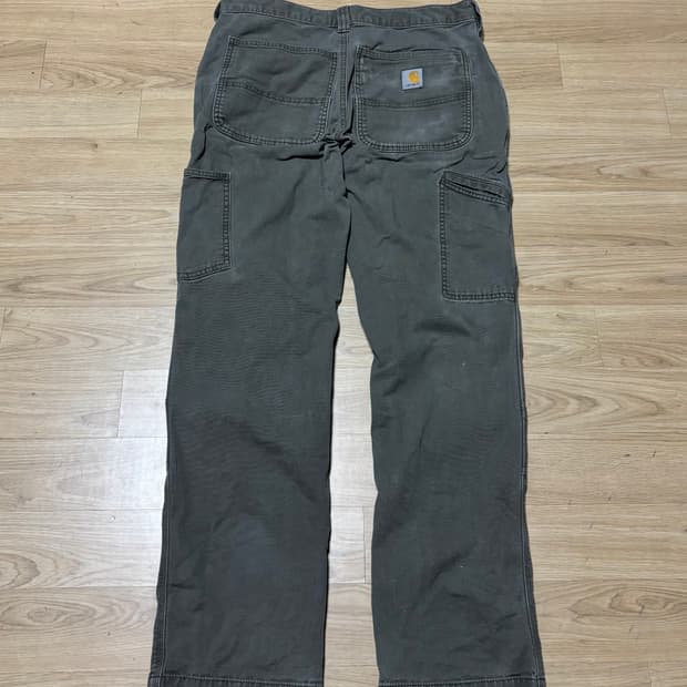 칼하트 더블니 모스그린 릴렉스드핏 31x32 빈티지 BN2802-M