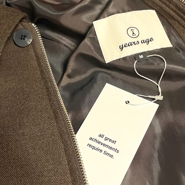 yearsago pleats wool blueson 판매합니다