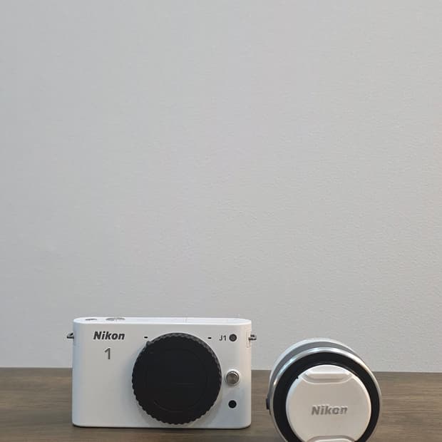 민트급) Nikon j1 white 빈티지 콤팩트 카메라 작례 O