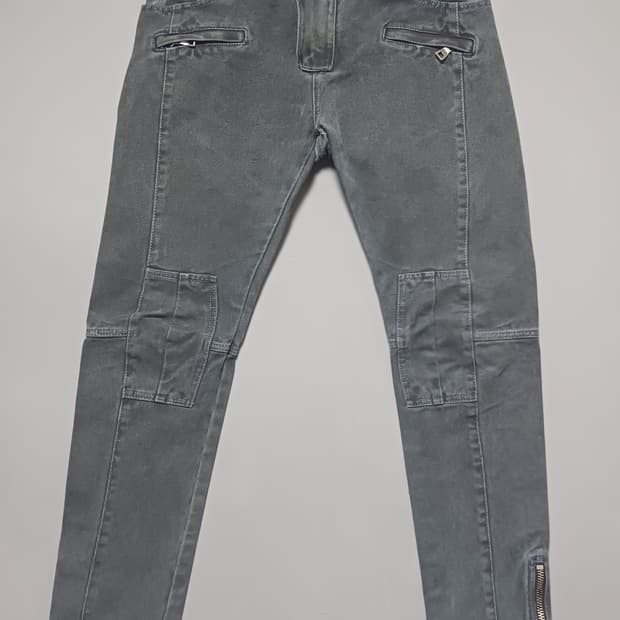 [32] 발망 블랙워싱 바이커진 청바지