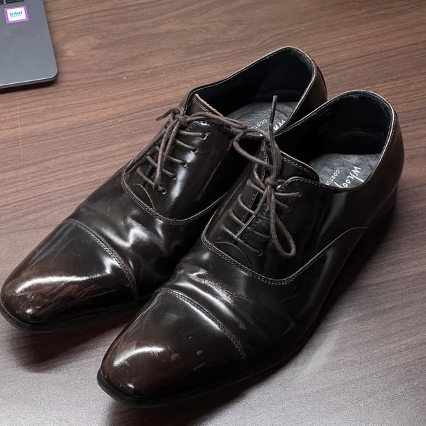 Whoop de doo leather derby shoes