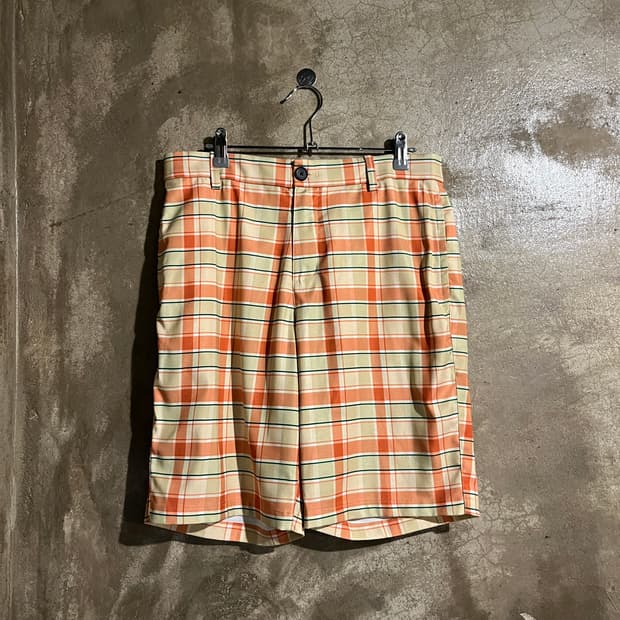 나이키 체크 하프팬츠