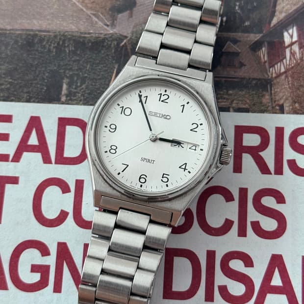 Seiko 세이코 쿼츠 SPRIT 데이 데이트