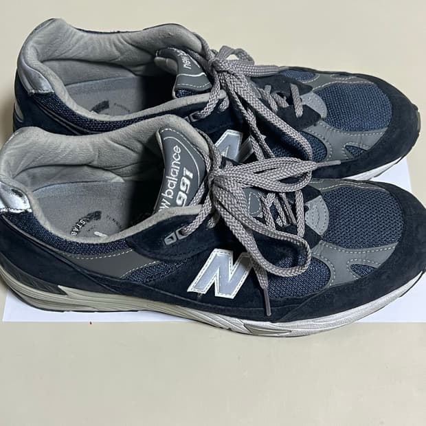 뉴발란스 991 네이비 Made in UK 사이즈 280