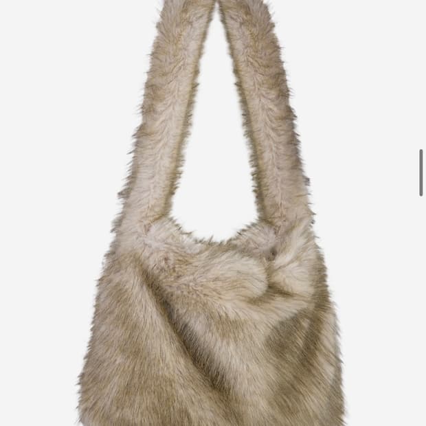 세릭 모헤어 크로스백 베이지