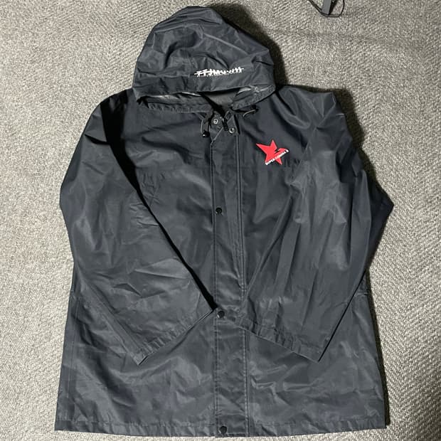 슈퍼콤마비 레인코트 블랙 (105-110)