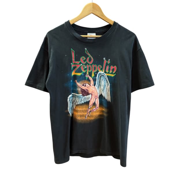 90s Led Zeppelin 이카루스 빈티지 티셔츠 og