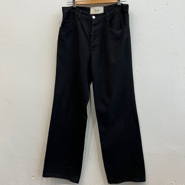 Zucca Travail 블랙 팬츠 Made in FRANCE