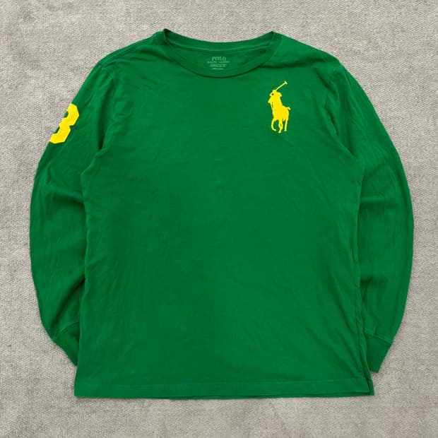 폴로 랄프로렌 걸스 빅포니 롱 슬리브