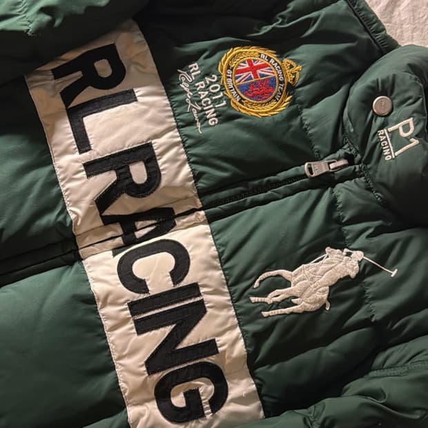 폴로 빅포니 브리튼 레이싱 패딩