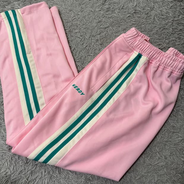널디 핑크 트레이닝 팬츠