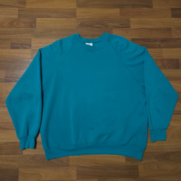 [XL]90s Lee USA 빈티지 스웻셔츠 터키석 색상