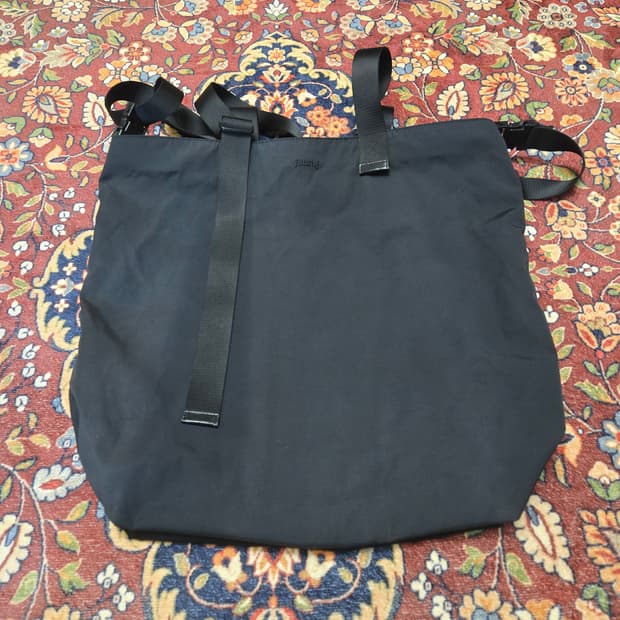 준지(Juun.J) 블랙 솔리드 투웨이 백