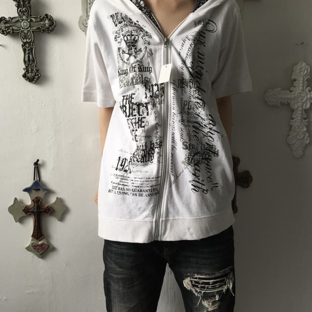 Printing point hood zip up
