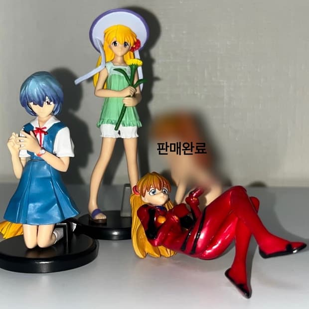 에반게리온 가챠 피규어(아스카 2종, 레이 1종_개별구매/일괄구매 가능)