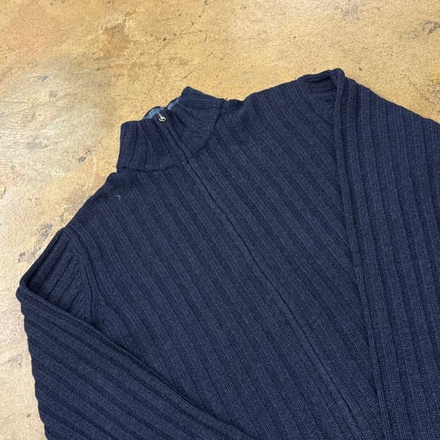[정품/L] 타미힐피거 네이비 니트 집업 가디건 b15