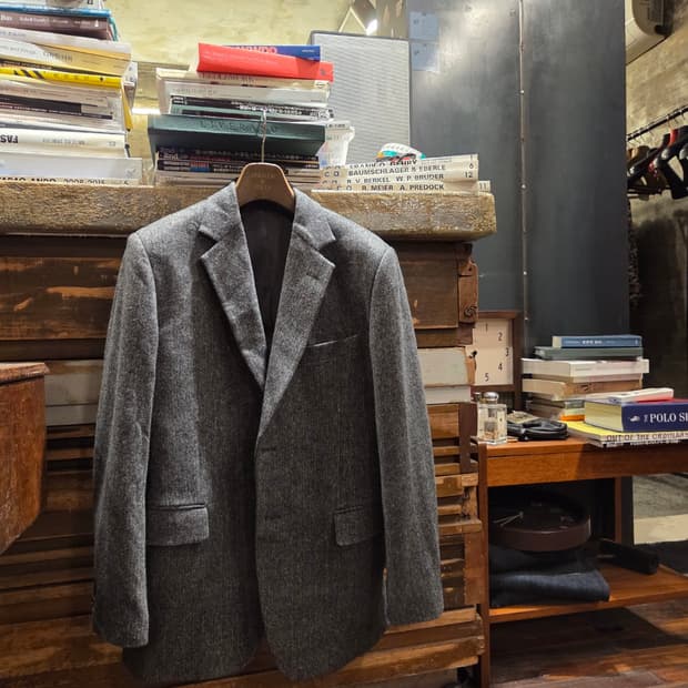 일본 아메카지 브랜드 TEDDON 트위드자켓