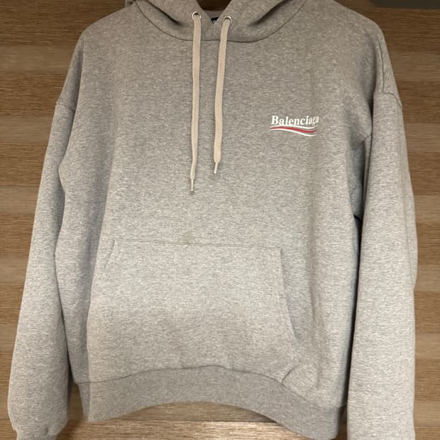 [ XL](급처) 발렌시아가 폴리티컬 캠페인 후드 (교신받아요)