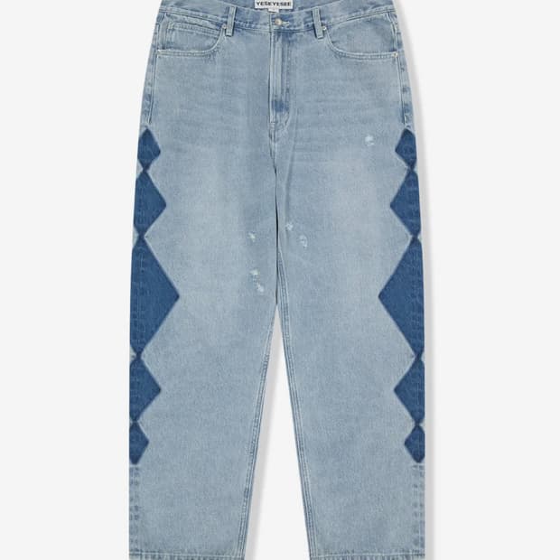 새상품) 예스아이씨 다이아몬드 워싱 데님 팬츠 S