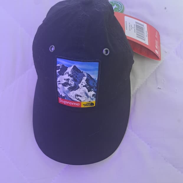 [새제품] 슈프림 노스페이스 17fw 설산 볼캡 모자