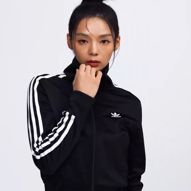 아디다스 파이어버드 크롭 져지 xs