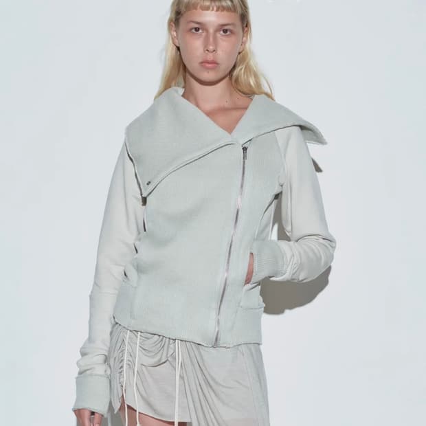 스컬프터 집업 자켓 더티 화이트