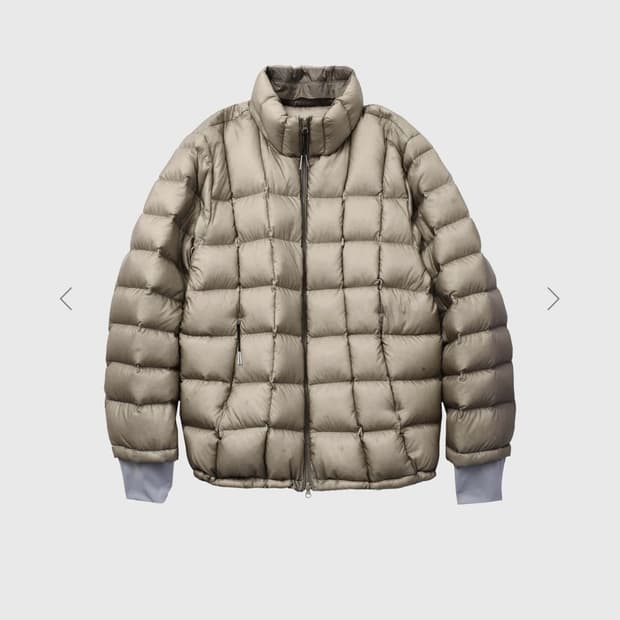 999휴머니티 모듈러 라이트 구스 푸퍼 패팅 (카키) 3사이즈 판매