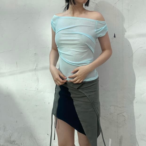 lalameemee 라라미미 오프숄더탑